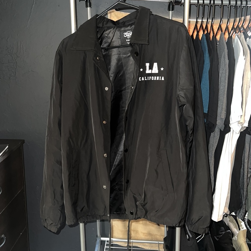 Eighty Eight Black Los Angeles Windbreaker
